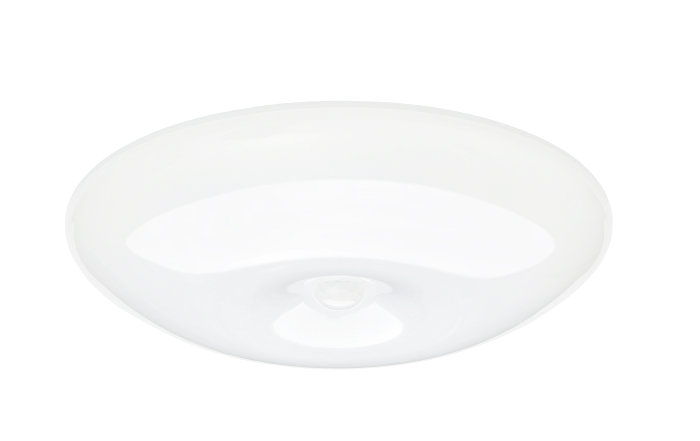 Taklampe m/sensor Ø20 cm hvit